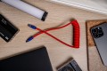 Kabel Newell USB-C - USB-C 100 W, 1,5 m, silikonowy, spiralny, czerwono-granatowy_04_HD.jpg