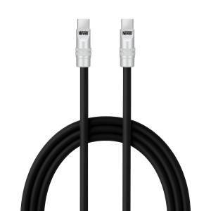 Kabel Newell USB-C - USB-C 100 W, 2 m, silikonowy, czarny