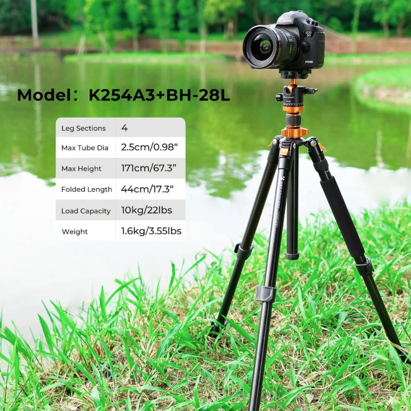 Statyw K&F Concept K254A3 z głowicą kulową BH-28L_05_HD.jpg