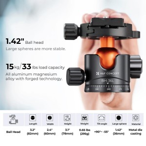 Statyw K&F Concept M1 z głowicą kulową BH-36L_12_HD.jpg
