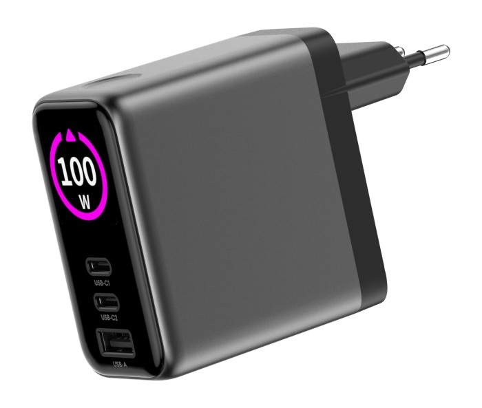 Ładowarka sieciowa Newell GaN 100 W TFT - EU_03_HD.jpg