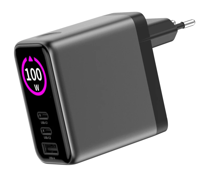 Ładowarka sieciowa Newell GaN 100 W TFT - EU_03_HD.jpg