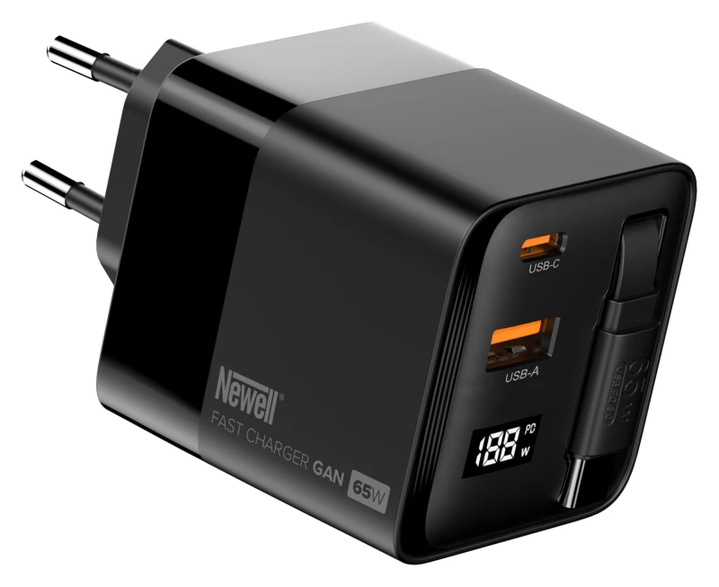 Ładowarka sieciowa Newell GaN 65 W LCD - EU_02_HD.jpg