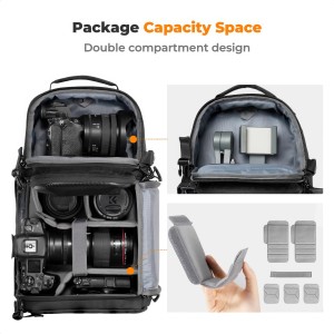 Plecak fotograficzny K&F Concept Urban Wander U02 10 l - czarny_06_HD.jpg