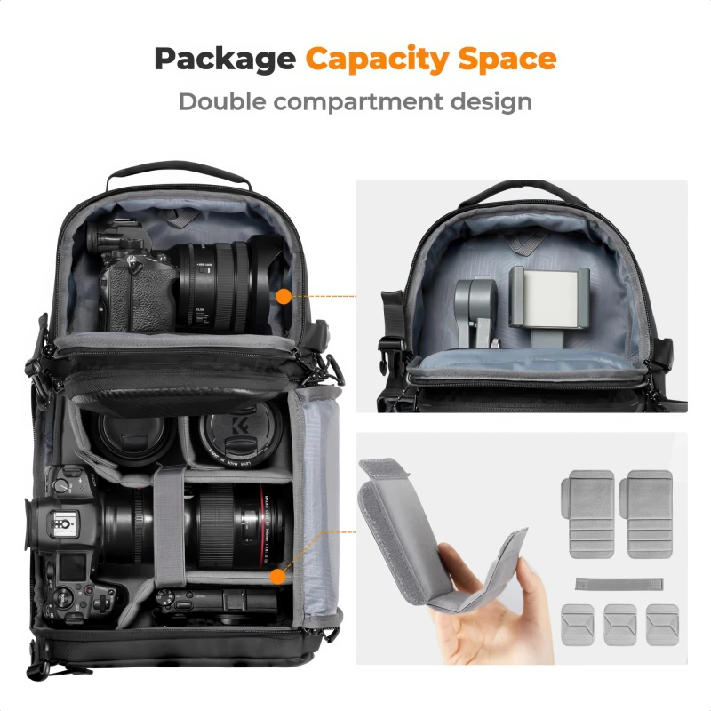 Plecak fotograficzny K&F Concept Urban Wander U02 10 l - czarny_06_HD.jpg