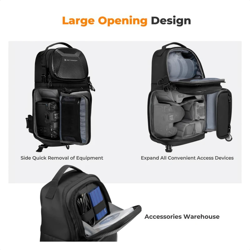 Plecak fotograficzny K&F Concept Urban Wander U02 10 l - czarny_08_HD.jpg