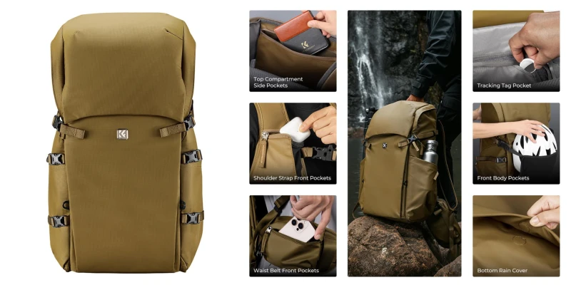 Grafika - Plecak fotograficzny K&F Concept Star Wander 05 40 l - khaki_02.jpg