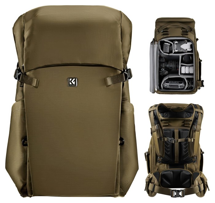 Plecak fotograficzny K&F Concept Star Wander 04 30 l - khaki_01_HD.jpg