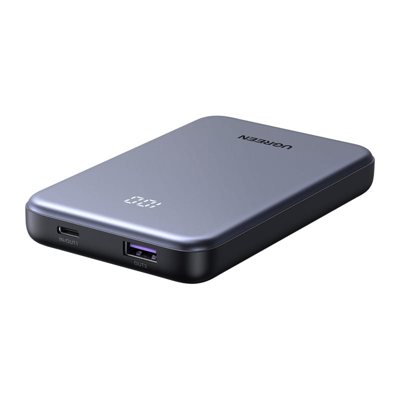 Powerbank 10000mAh Ugreen PB507, 20W PD, USB + USB-C (szary).jpeg