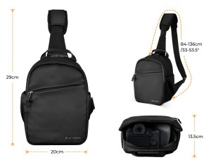 Torba fotograficzna K&F Concept Urban Wander 08 5 l - czarna_02_HD.jpg