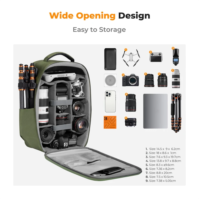 Plecak fotograficzny K&F Concept Nature Wander 22 l - zielony_09_HD.jpg