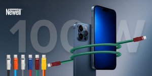 Grafika - Kabel Newell USB-C - USB-C 100 W, 2 m, silikonowy, zielono-bordowy_03.jpg