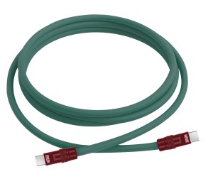Kabel Newell USB-C - USB-C 100 W, 2 m, silikonowy, zielono-bordowy_01_HD.jpg