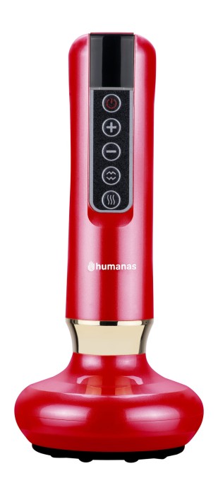 Masażer antycellulitowy z funkcją bańki chinskiej Humanas DermaSmooth - czerwony_01_HD.jpg
