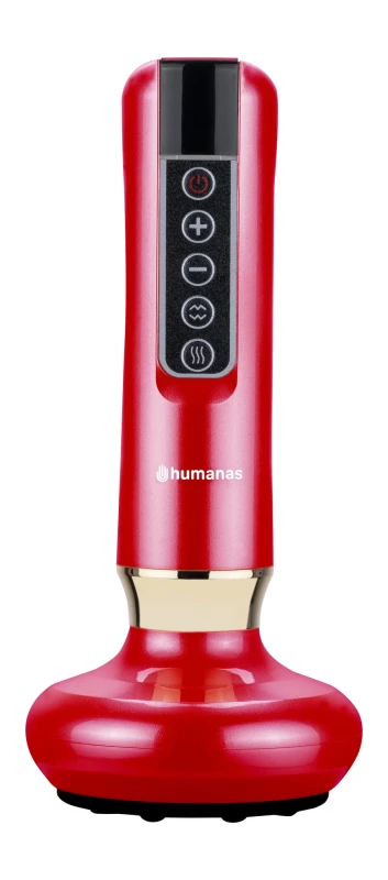 Masażer antycellulitowy z funkcją bańki chinskiej Humanas DermaSmooth - czerwony_01_HD.jpg