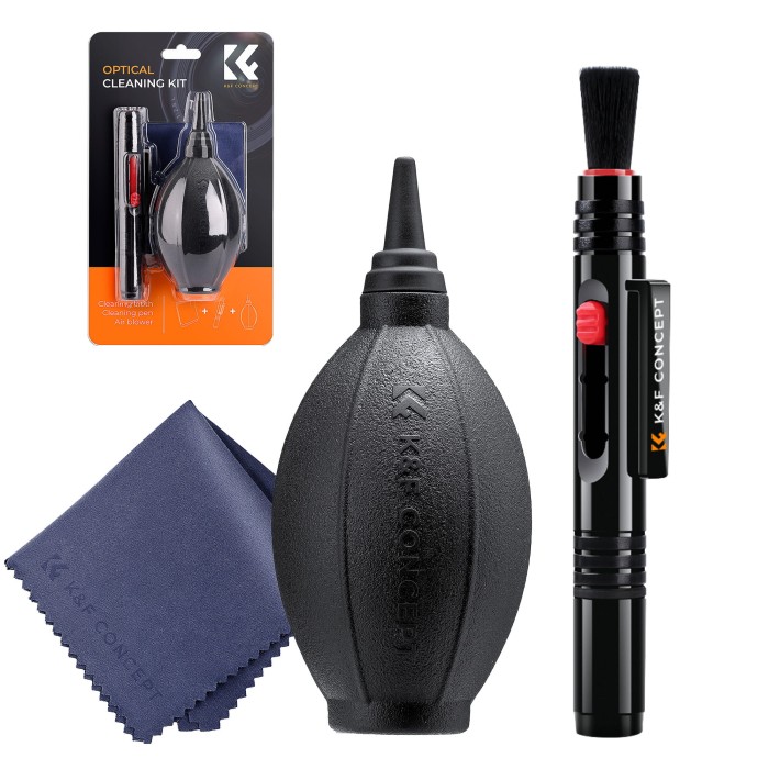Zestaw czyszczący K&F Concept 3w1 - gruszka, mikrofibra, piórko fotograficzne_02_HD.jpg