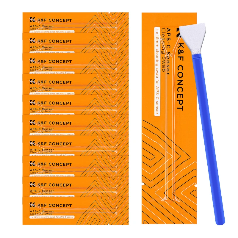 Zestaw czyszczący K&F Concept do matryc APS-C Sensor Cleaning Swab Kit_03_HD.jpg