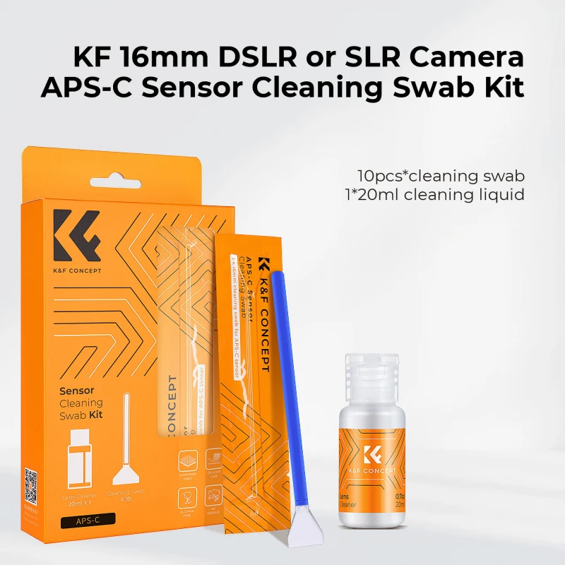 Zestaw czyszczący K&F Concept do matryc APS-C Sensor Cleaning Swab Kit_13_HD.jpg