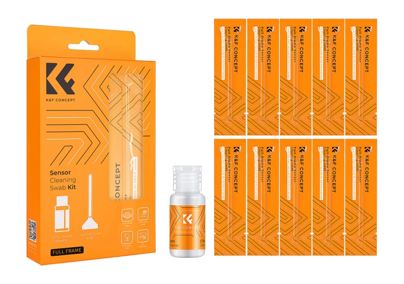 Zestaw czyszczący K&F Concept do matryc pełnoklatkowych Sensor Cleaning Swab Kit_09_HD.jpg