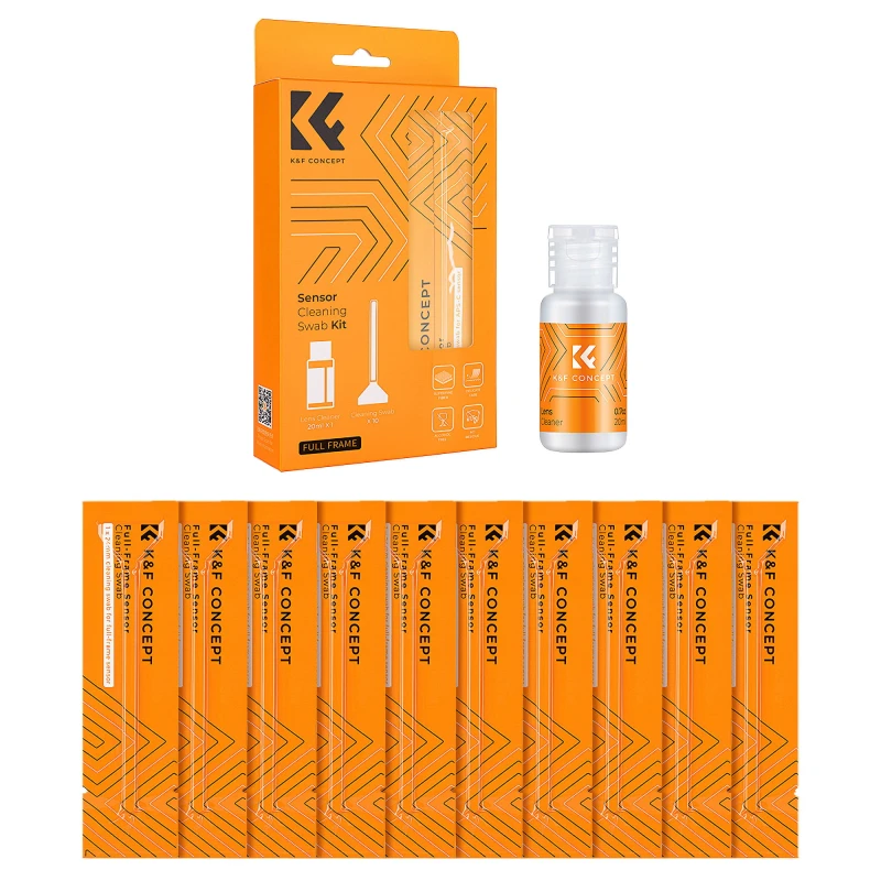 Zestaw czyszczący K&F Concept do matryc pełnoklatkowych Sensor Cleaning Swab Kit_10_HD.jpg