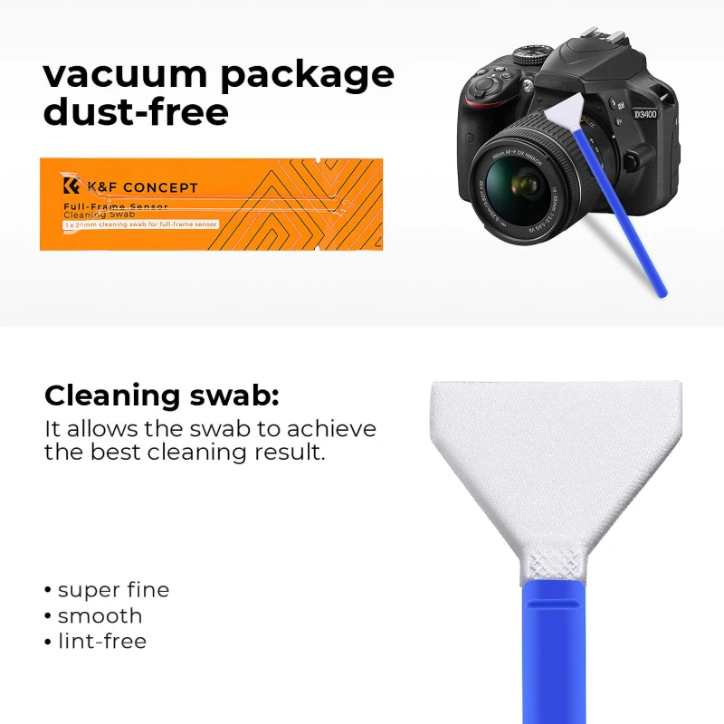 Zestaw czyszczący K&F Concept do matryc pełnoklatkowych Sensor Cleaning Swab Kit_13_HD.jpg
