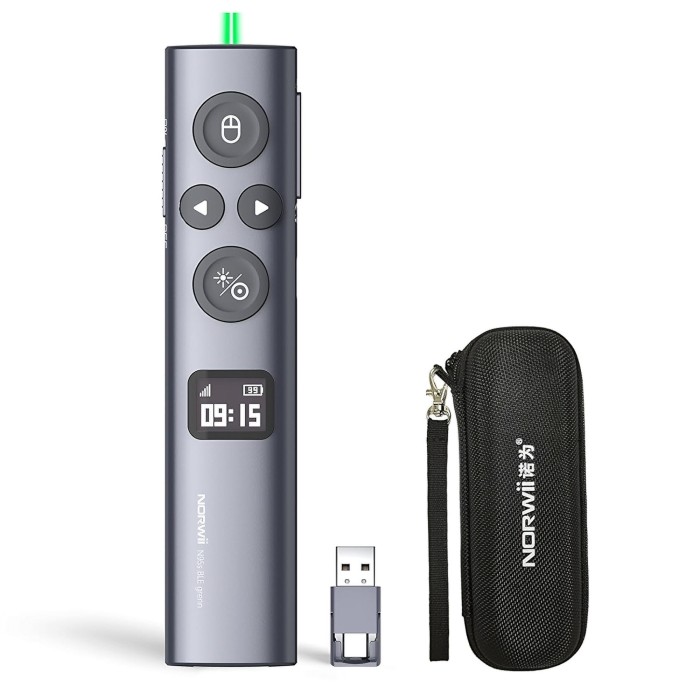 Pilot z wskaźnikiem laserowym do prezentacji multimedialnych Norwii N95s BLE_02_HD.jpg
