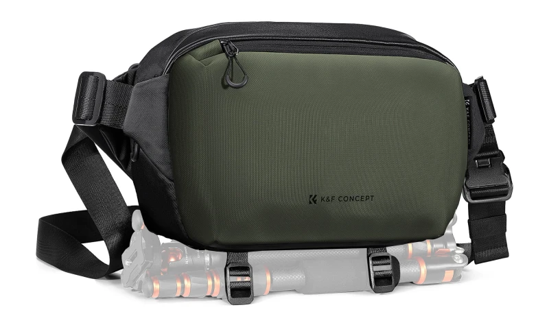 Torba fotograficzna K&F Concept Alpha Sling Bag 10 l - ciemnozielona_04_HD.jpg