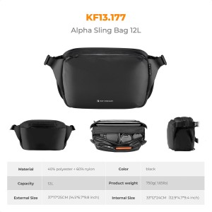 Torba fotograficzna K&F Concept Urban Wander Sling 12 l - czarna_03_HD.jpg