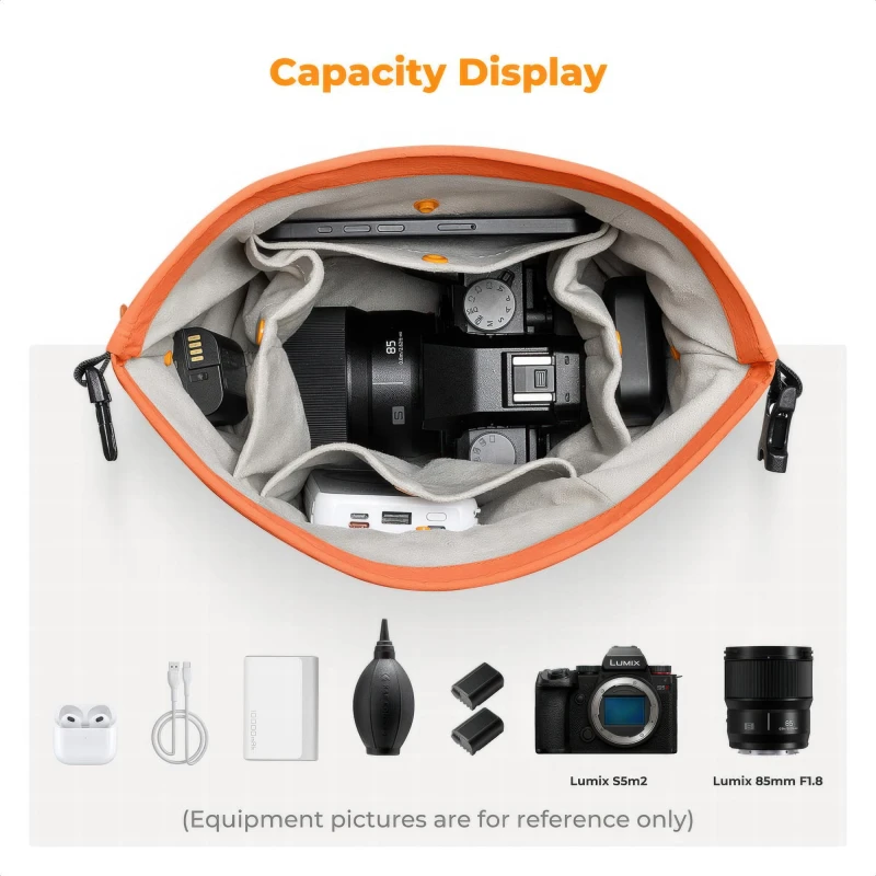 Torba fotograficzna K&F Concept Urban Wander Sling U11 5 l - pomarańczowa_09_HD.jpg