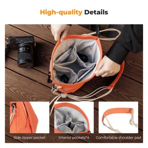Torba fotograficzna K&F Concept Urban Wander Sling U11 5 l - pomarańczowa_11_HD.jpg
