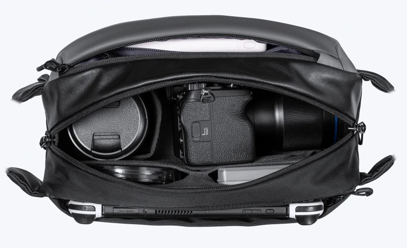 Torba fotograficzna K&F Concept Alpha Sling Bag 10 l - szara_03_HD.jpg