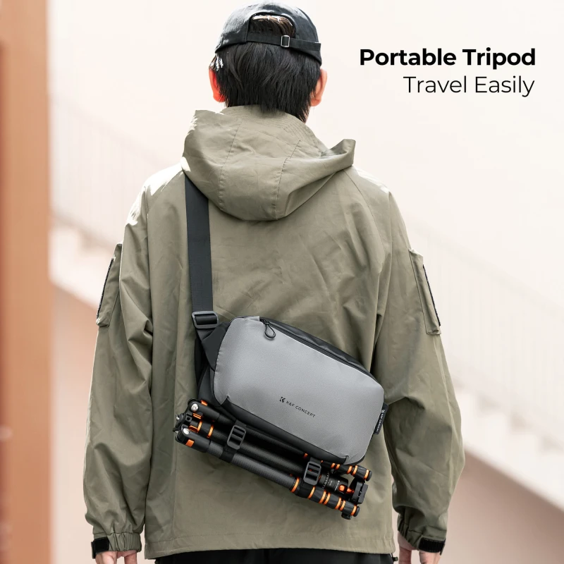 Torba fotograficzna K&F Concept Alpha Sling Bag 10 l - szara_08_HD.jpg