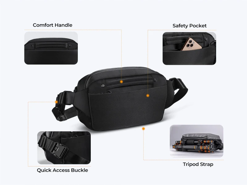 Torba fotograficzna K&F Concept Alpha Sling Bag 10 l - szara_15_HD.jpg