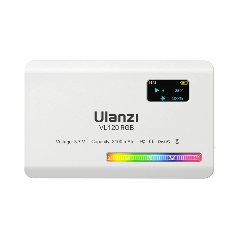 Lampa LED Ulanzi VL120 - RGB, WB (2500 K - 9000 K), biała_06_HD.jpg