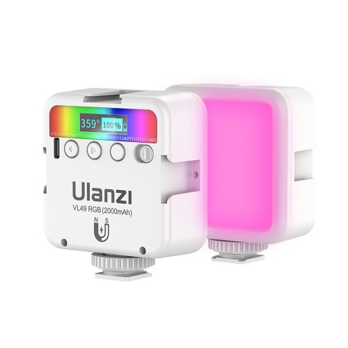 Lampa LED Ulanzi VL49 - RGB, WB (2500 K - 9000 K), biała_01_HD.jpg