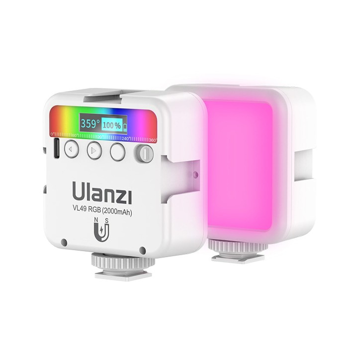 Lampa LED Ulanzi VL49 - RGB, WB (2500 K - 9000 K), biała_01_HD.jpg