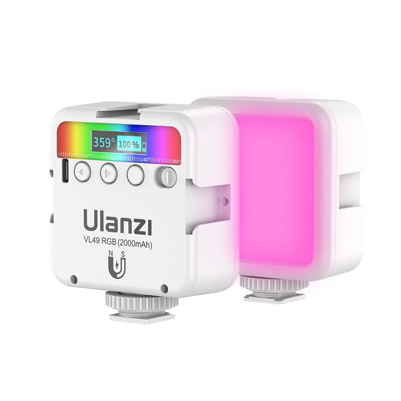 Lampa LED Ulanzi VL49 - RGB, WB (2500 K - 9000 K), biała_01_HD.jpg