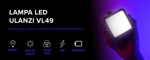 Grafika - Lampa LED Ulanzi VL49 - RGB, WB (2500 K - 9000 K)_08.jpg