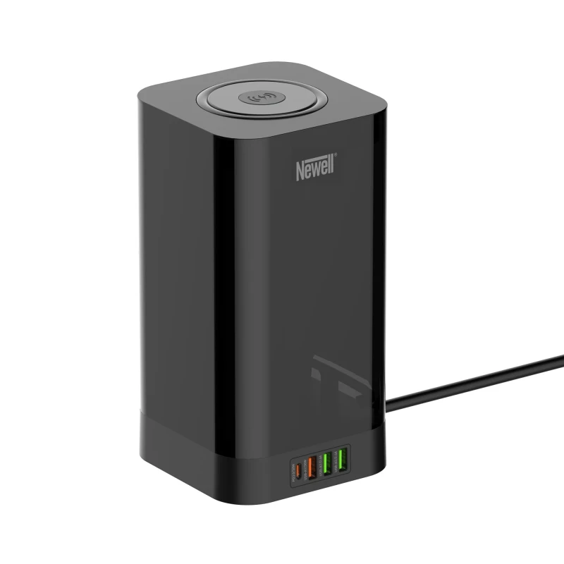 Stacja zasilająca Newell GaN Power Cube 8w1 z ładowarką indukcyjną_03_HD.jpg