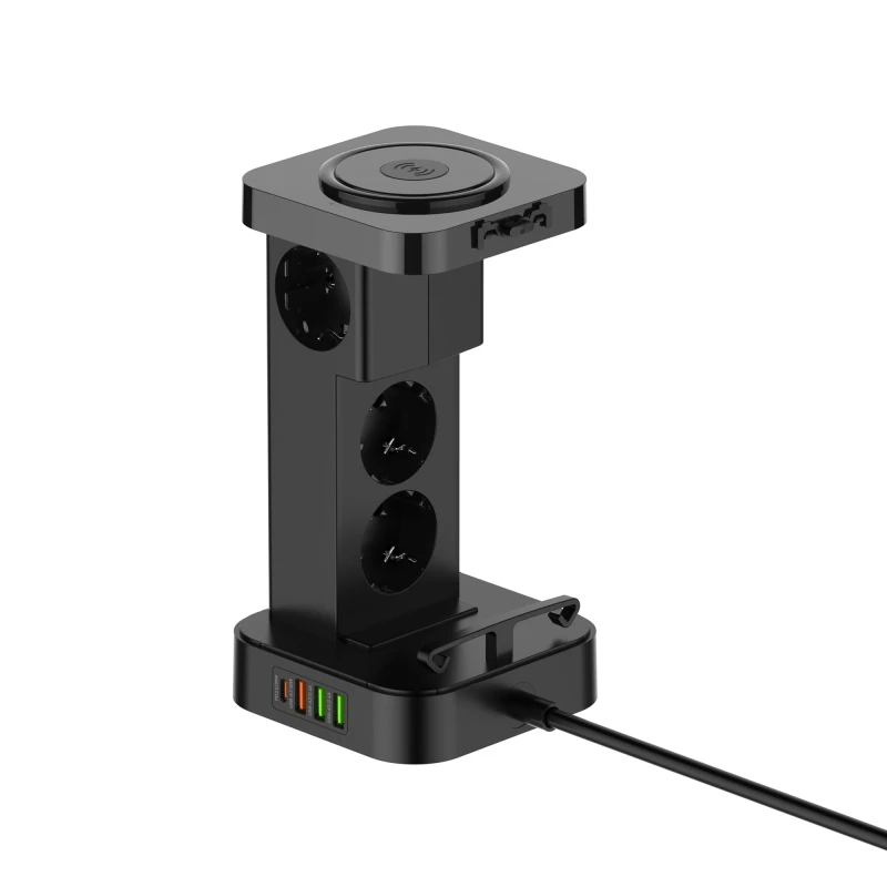 Stacja zasilająca Newell GaN Power Cube 8w1 z ładowarką indukcyjną_07_HD.jpg