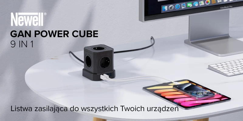 Grafika - Kostka zasilająca Newell GaN Power Cube 9w1 - czarna_06.jpg