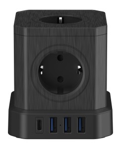 Kostka zasilająca Newell GaN Power Cube 9w1 - czarna_02_HD.jpg