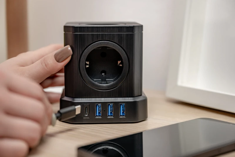 Kostka zasilająca Newell GaN Power Cube 9w1 - czarna_11_HD.jpg