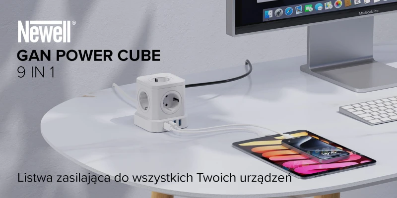 Grafika - Kostka zasilająca Newell GaN Power Cube 9w1 - biała_06.jpg