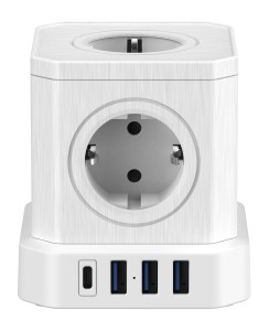 Kostka zasilająca Newell GaN Power Cube 9w1 - biała_02_HD.jpg