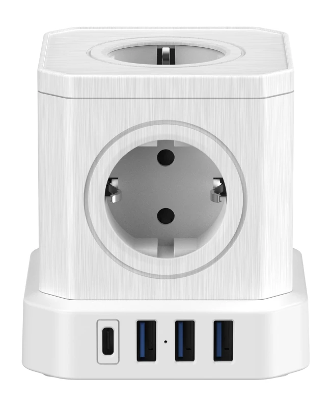 Kostka zasilająca Newell GaN Power Cube 9w1 - biała_02_HD.jpg
