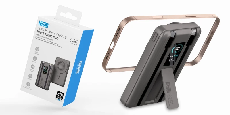 Grafika - Power Bank Newell MS-10000 Pro MagSafe 10000 mAh Lightning, USB-C - szary_19.jpg