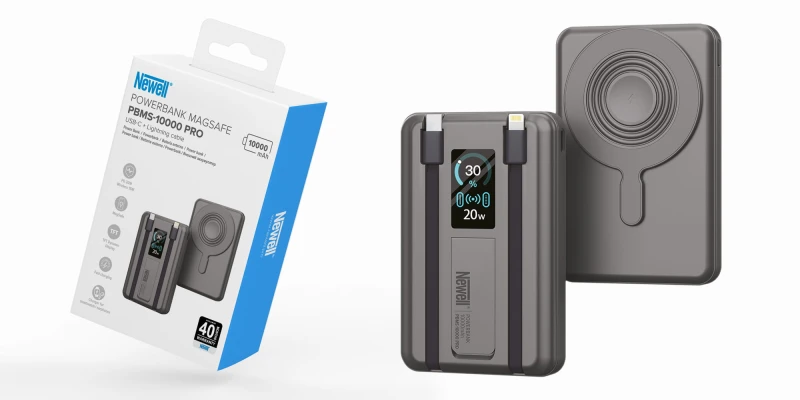 Grafika - Power Bank Newell MS-10000 Pro MagSafe 10000 mAh Lightning, USB-C - szary_20.jpg