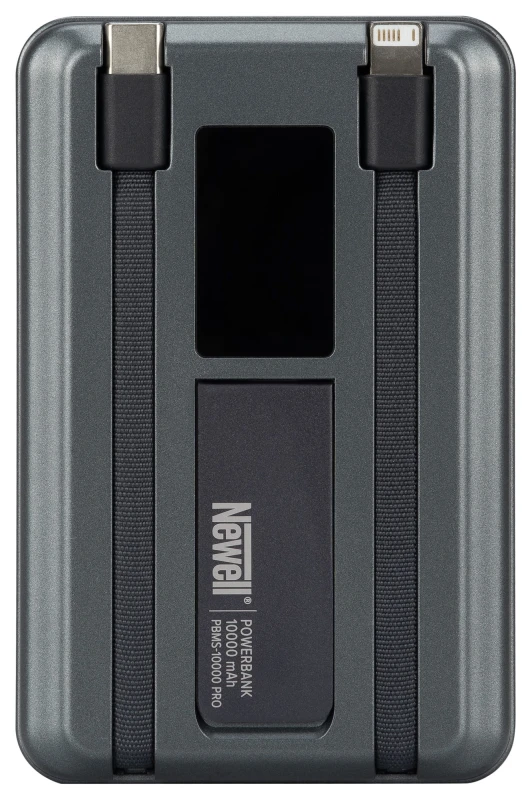 Power Bank Newell MS-10000 Pro MagSafe 10000 mAh Lightning, USB-C - szary_01_HD.jpg