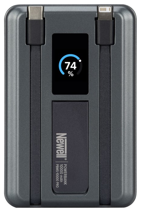 Power Bank Newell MS-10000 Pro MagSafe 10000 mAh Lightning, USB-C - szary_02_HD.jpg